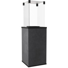 KRATKI Plynový ohřívač PATIO MINI sklo / slinutý křemen BLEND NERO